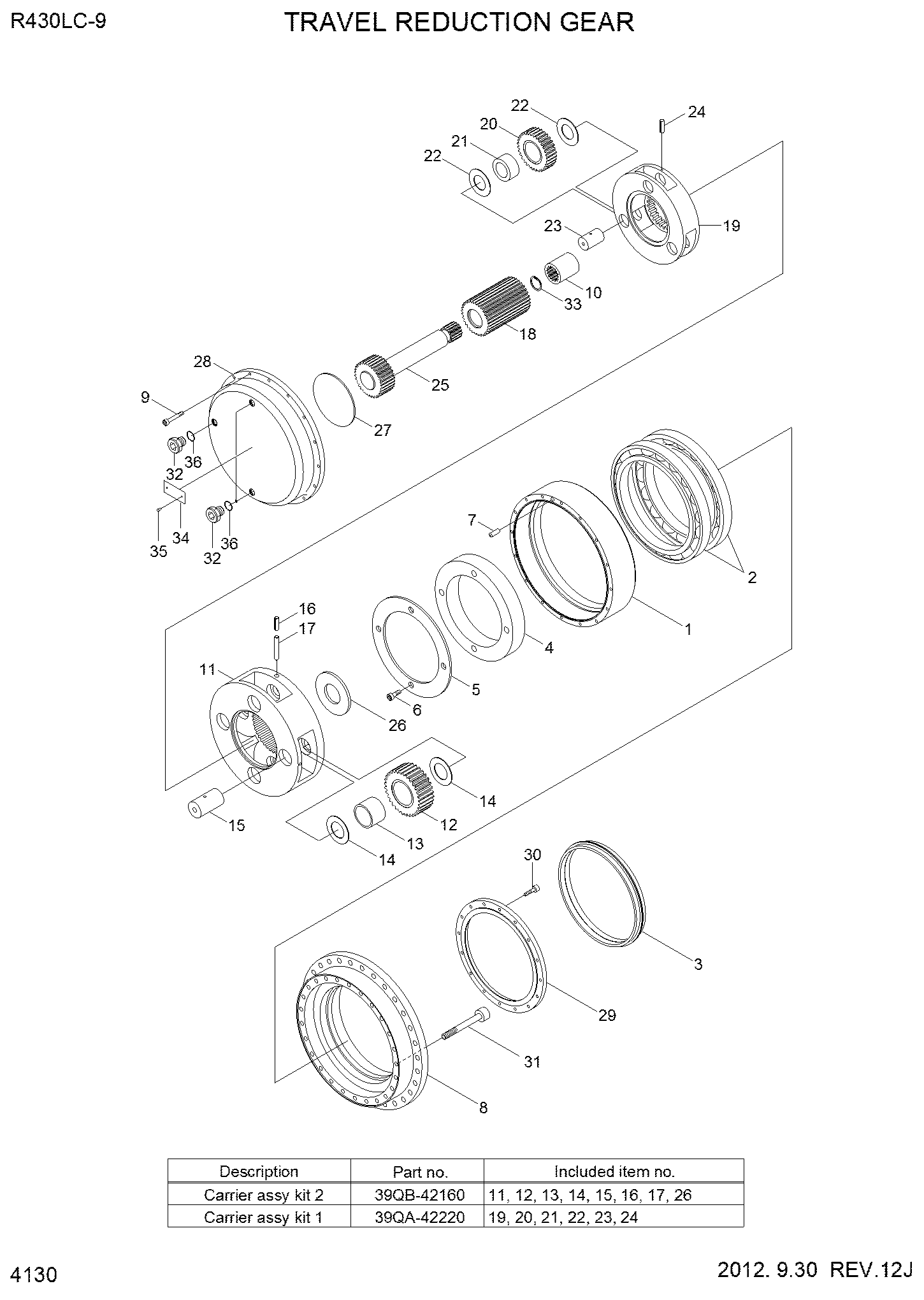39QB-42281 39QB42281 Hyundai Cover R430LC-9 R520LC-9 R480LC-9 39QB-42281 39QB42281 Hyundai Cover R430LC-9 R520LC-9 R480LC-9